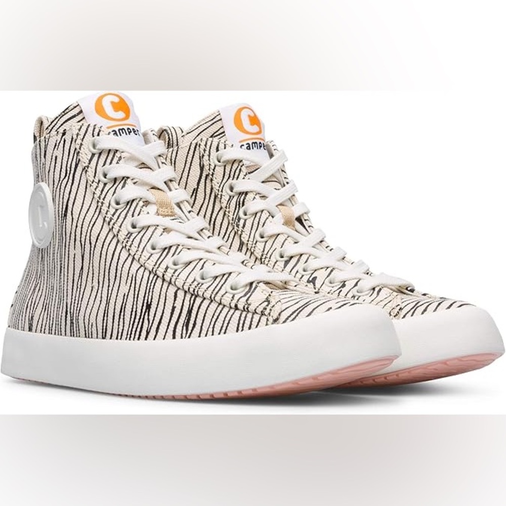 Camper Imar Copa Zebra Hightops – Size 38 (US 7.5–8)